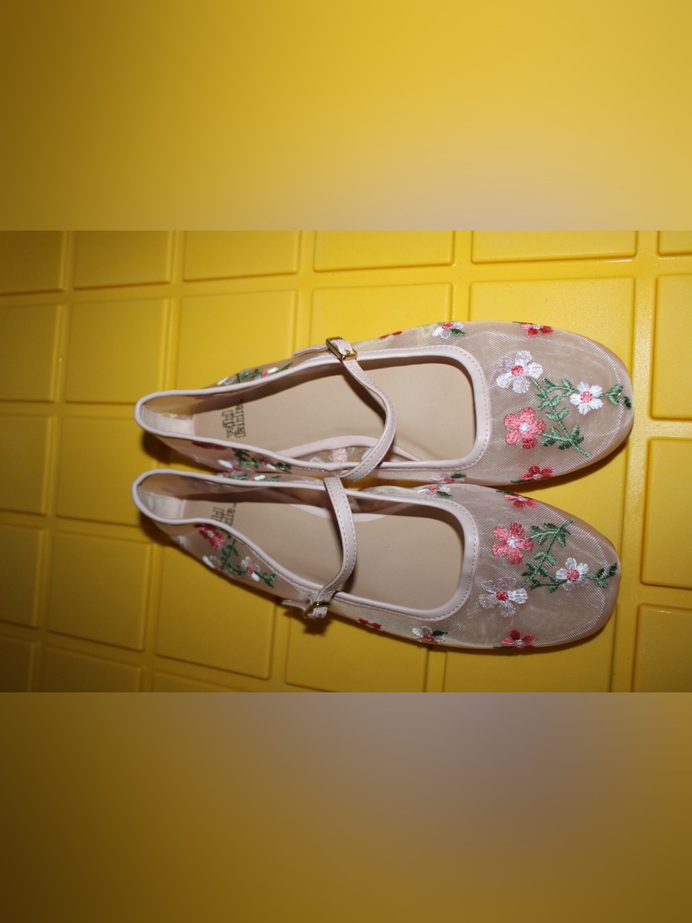Flowers Embroidered ballet Flats